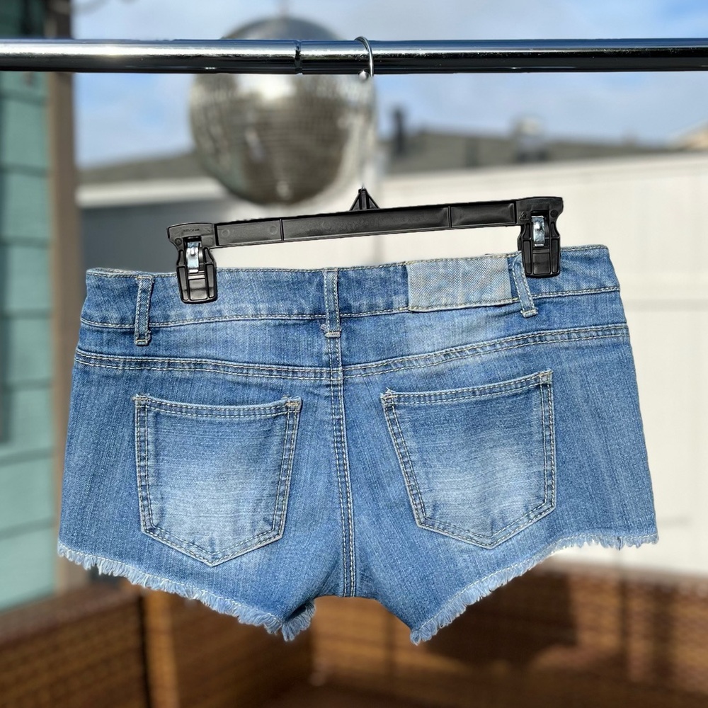 Flashy Material Girl Jean Shorts 🖤 - Picture 8 of 9